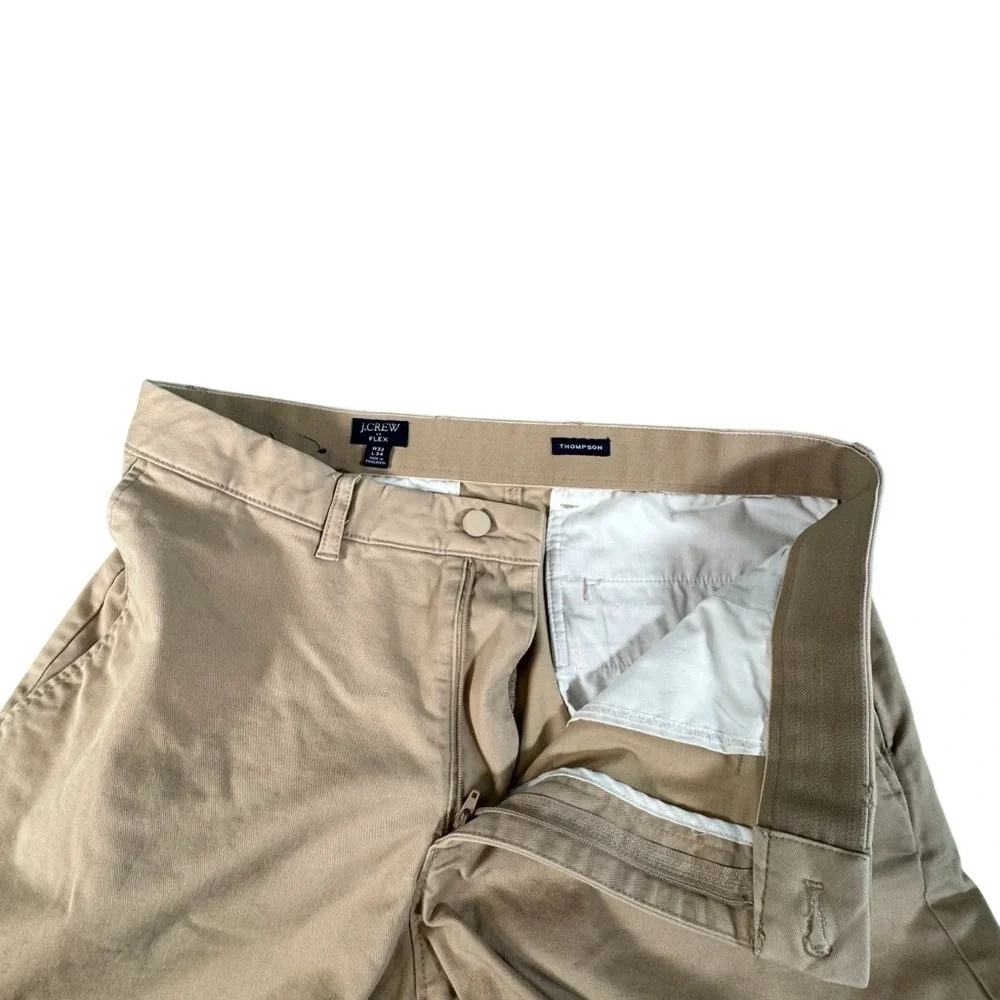 J.Crew Thompson Flex Khaki Chino Pants Men’s W32 L34 Straight Fit